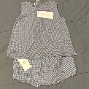 NWT Ralph Lauren Monogrammed 2 Piece 24mo Girl Set